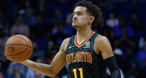 Trae Young Leaves Game After Spraining Ankle